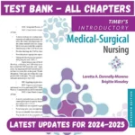 Test Bank Timby's Introductory Medical-Surgical Nursing 13th Edition Moreno | All Chapters Included