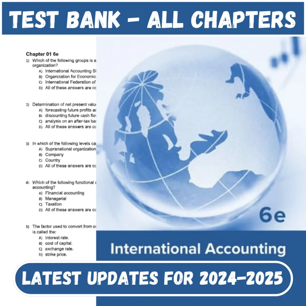 Test Bank International Accounting 6th Edition by Doupnik