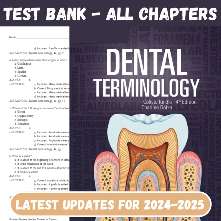 Dental Terminology 4th Edition by Calista Kindle, Charline M. Dofka