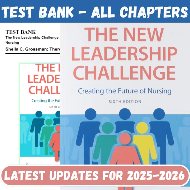 Test Bank The New Leadership Challenge Creating the Future