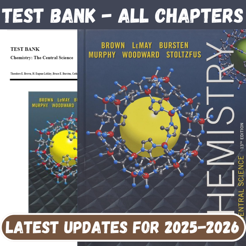 Test Bank for Chemistry The Central Science, 13th Edition by Brown