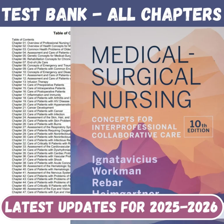 Test Bank for Medical-Sur