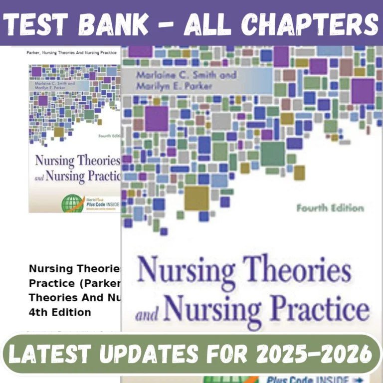 Test Bank for Nursing Theories and Nursing Practice Fourth Edition by Marlaine