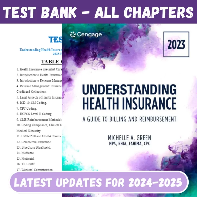 Understanding Health Insurance A Guide to Billing and Reimbursement, 2023 Edition 18th Edition