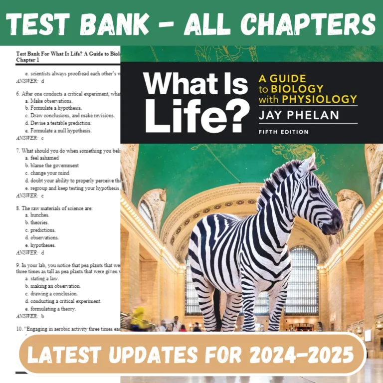 What Is Life A Guide to Biology with Physiology - Fifth Edition