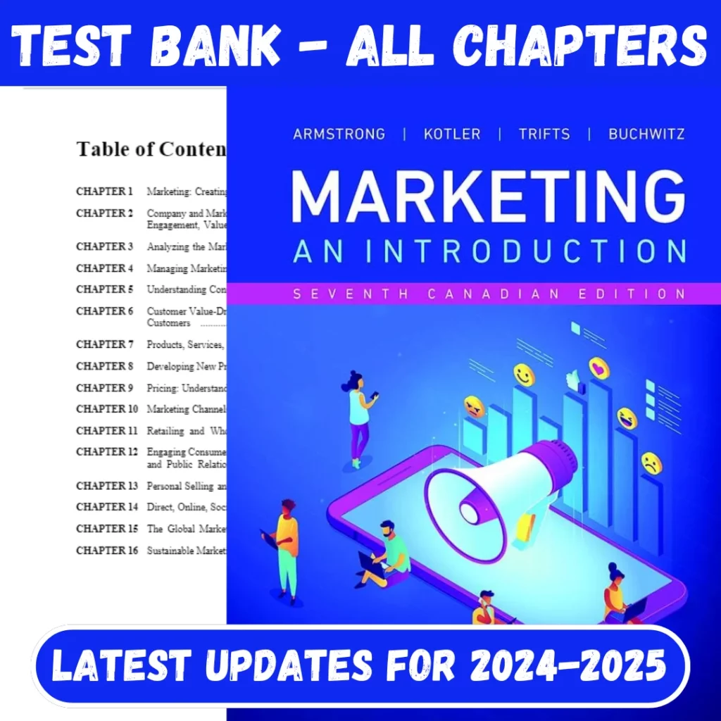 est Bank For Marketing An Introduction, Seventh Canadian Edition, 7th edition