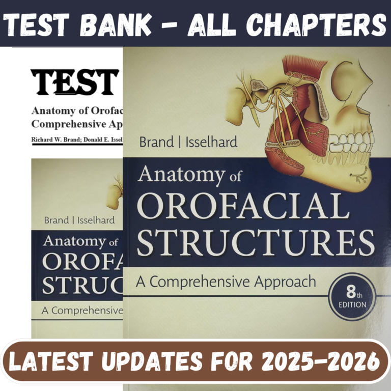 Anatomy of Orofacial Structures 8th Edition By Richard W. Brand, Donald