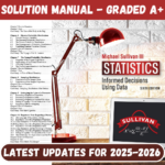 Statistics Informed Decisions Using Data 6th Edition By III Sullivan, Michael